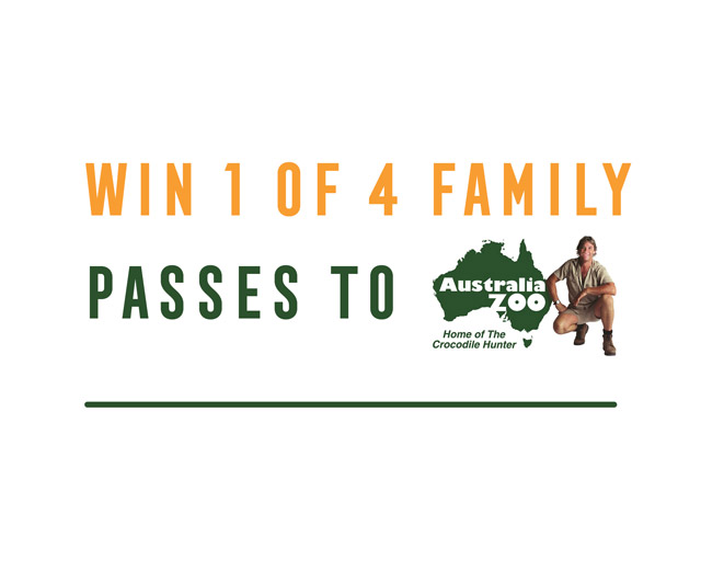 WIN 1 of 4 Family Passes to Australia Zoo!