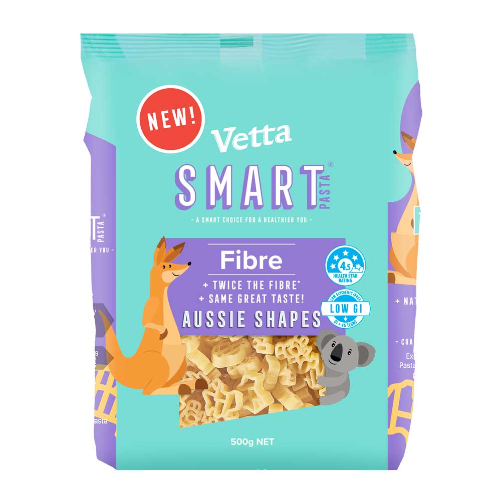 Smart Fibre Aussie Shapes | Vetta Pasta