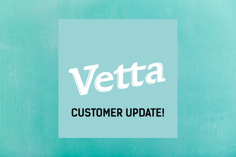 Vetta Pasta on Supermarket Shelves - Customer Update